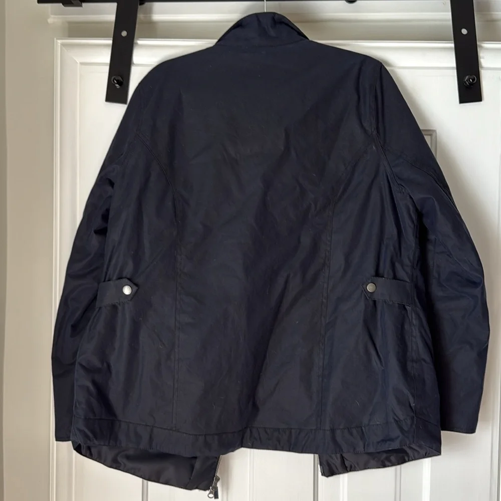 Barbour Navy Blue Lightweight Field Jacket - Picture 6 of 6